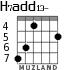 H7add13- для гитары - вариант 5