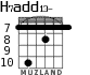 H7add13- для гитары - вариант 7