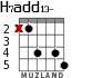 H7add13- для гитары - вариант 1