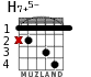 H7+5- для гитары - вариант 2