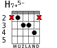 H7+5- для гитары - вариант 3