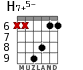 H7+5- для гитары - вариант 5