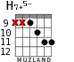 H7+5- для гитары - вариант 6