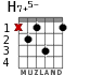 H7+5- для гитары - вариант 1