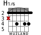 H7/6 для гитары - вариант 1