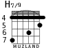 H7/9 для гитары - вариант 2