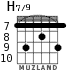 H7/9 для гитары - вариант 4