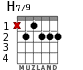 H7/9 для гитары - вариант 1