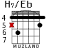 H7/Eb для гитары - вариант 2