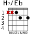 H7/Eb для гитары