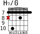 H7/G для гитары - вариант 2