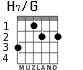 H7/G для гитары - вариант 3