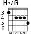 H7/G для гитары - вариант 4
