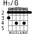H7/G для гитары - вариант 1