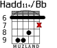 Hadd11+/Bb для гитары - вариант 3