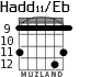 Hadd11/Eb для гитары - вариант 4