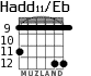 Hadd11/Eb для гитары - вариант 5