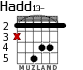 Hadd13- для гитары - вариант 3