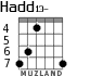 Hadd13- для гитары - вариант 4