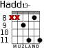 Hadd13- для гитары - вариант 6