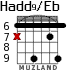 Hadd9/Eb для гитары - вариант 4