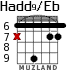 Hadd9/Eb для гитары - вариант 1