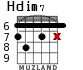 Hdim7 для гитары - вариант 4
