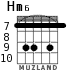 Hm6 для гитары - вариант 4