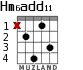 Hm6add11 для гитары - вариант 1