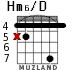Hm6/D для гитары - вариант 2