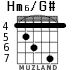 Hm6/G# для гитары - вариант 6