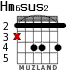 Hm6sus2 для гитары - вариант 1