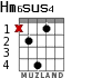 Hm6sus4 для гитары - вариант 2
