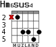 Hm6sus4 для гитары - вариант 3