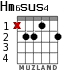 Hm6sus4 для гитары - вариант 1