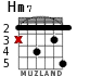 Hm7 для гитары - вариант 2