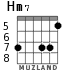 Hm7 для гитары - вариант 5