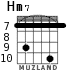 Hm7 для гитары - вариант 6