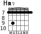 Hm7 для гитары - вариант 7