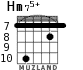 Hm75+ для гитары - вариант 6