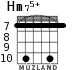 Hm75+ для гитары - вариант 7