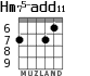 Hm75-add11 для гитары - вариант 4