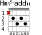 Hm75-add11 для гитары - вариант 1