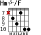 Hm75-/F для гитары - вариант 6