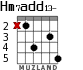 Hm7add13- для гитары - вариант 3