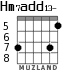 Hm7add13- для гитары - вариант 5