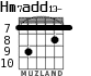 Hm7add13- для гитары - вариант 6
