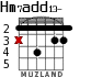 Hm7add13- для гитары - вариант 1