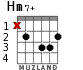 Hm7+ для гитары - вариант 2