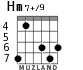 Hm7+/9 для гитары - вариант 2